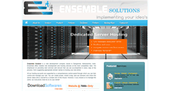 Desktop Screenshot of ensemblesolution.com